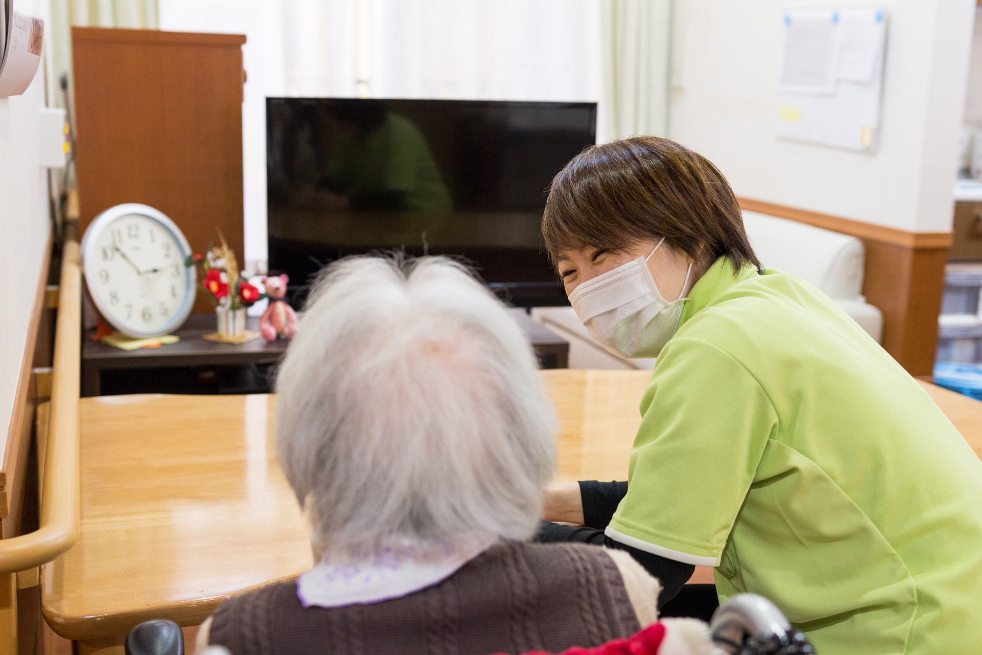 利用者様とのふれあい